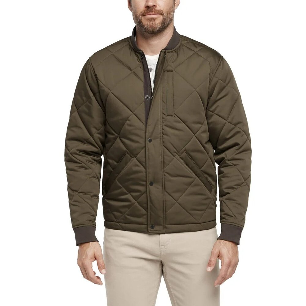 Banana Republic Quilted Bomber Jacket Men's Midweight